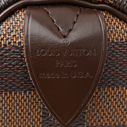 Louis Vuitton Damier Ebene Speedy 30 6 of 12