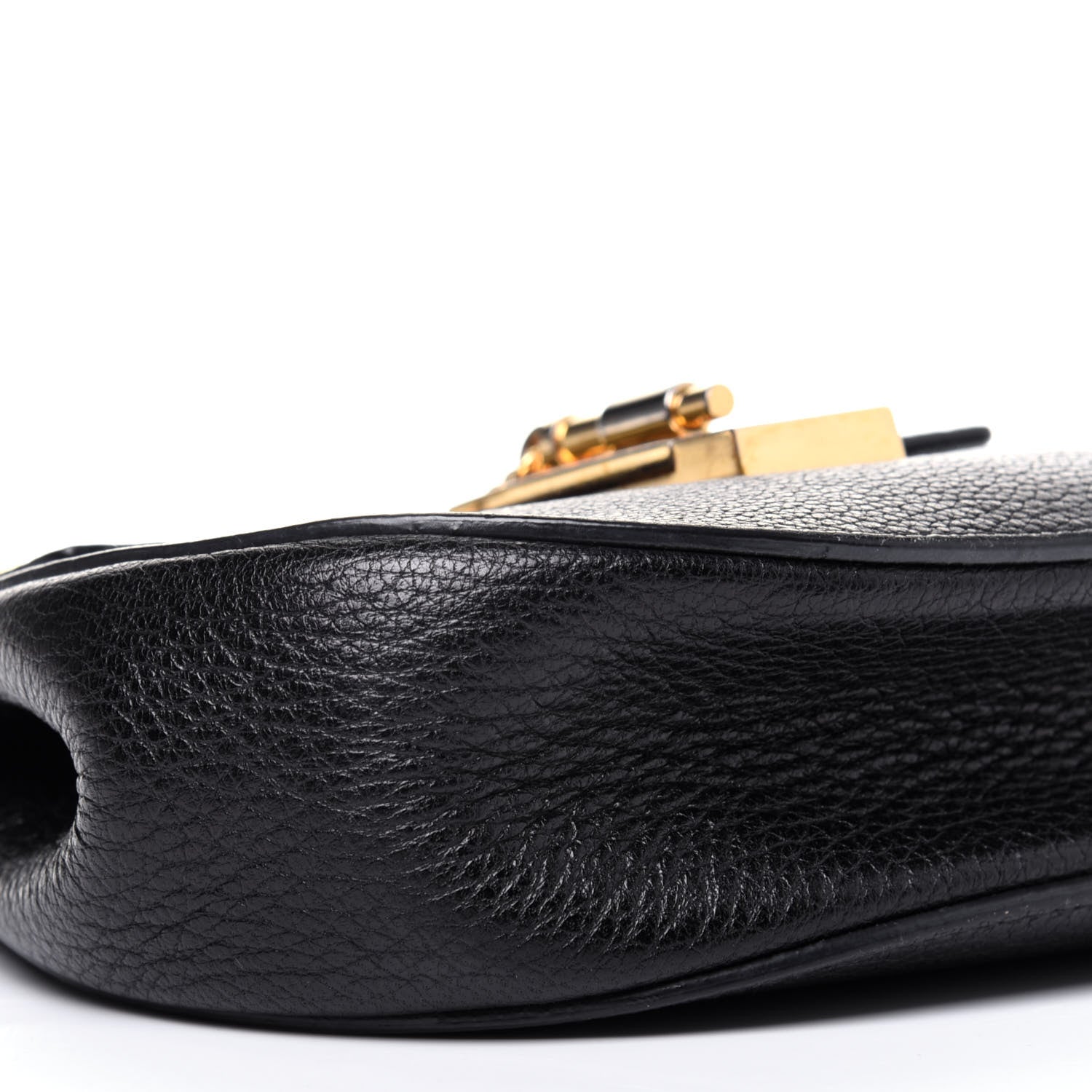 Chloe Grained Lambskin Mini Drew Shoulder Bag Black 11 of 13
