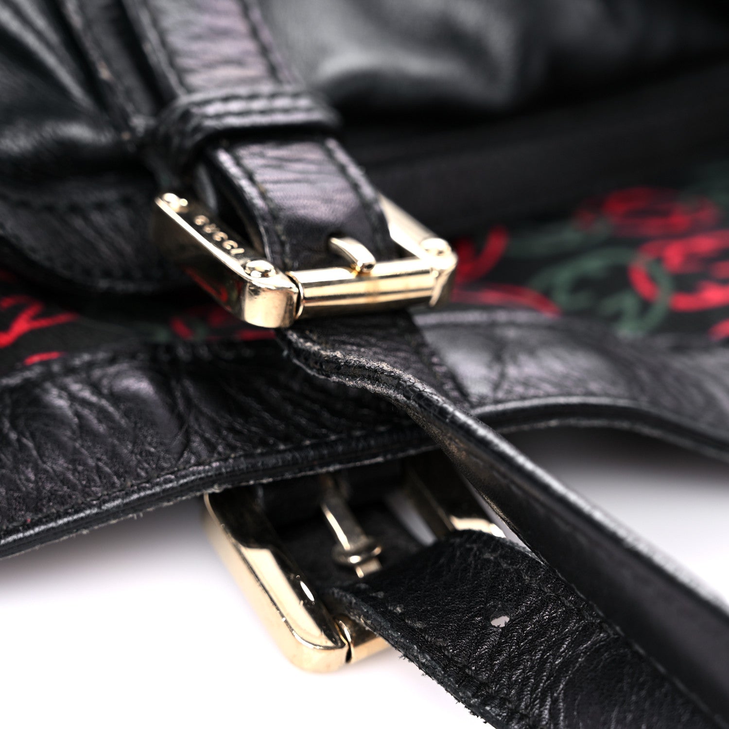 Gucci Calfskin Large Britt Shoulder Bag Black 24 of 26