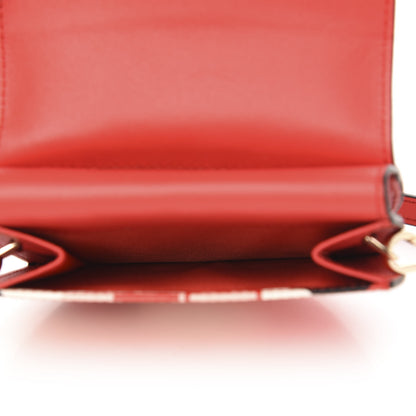 MCM Calfskin Cubic Valentine Crossbody Wallet Multicolor 5 of 10