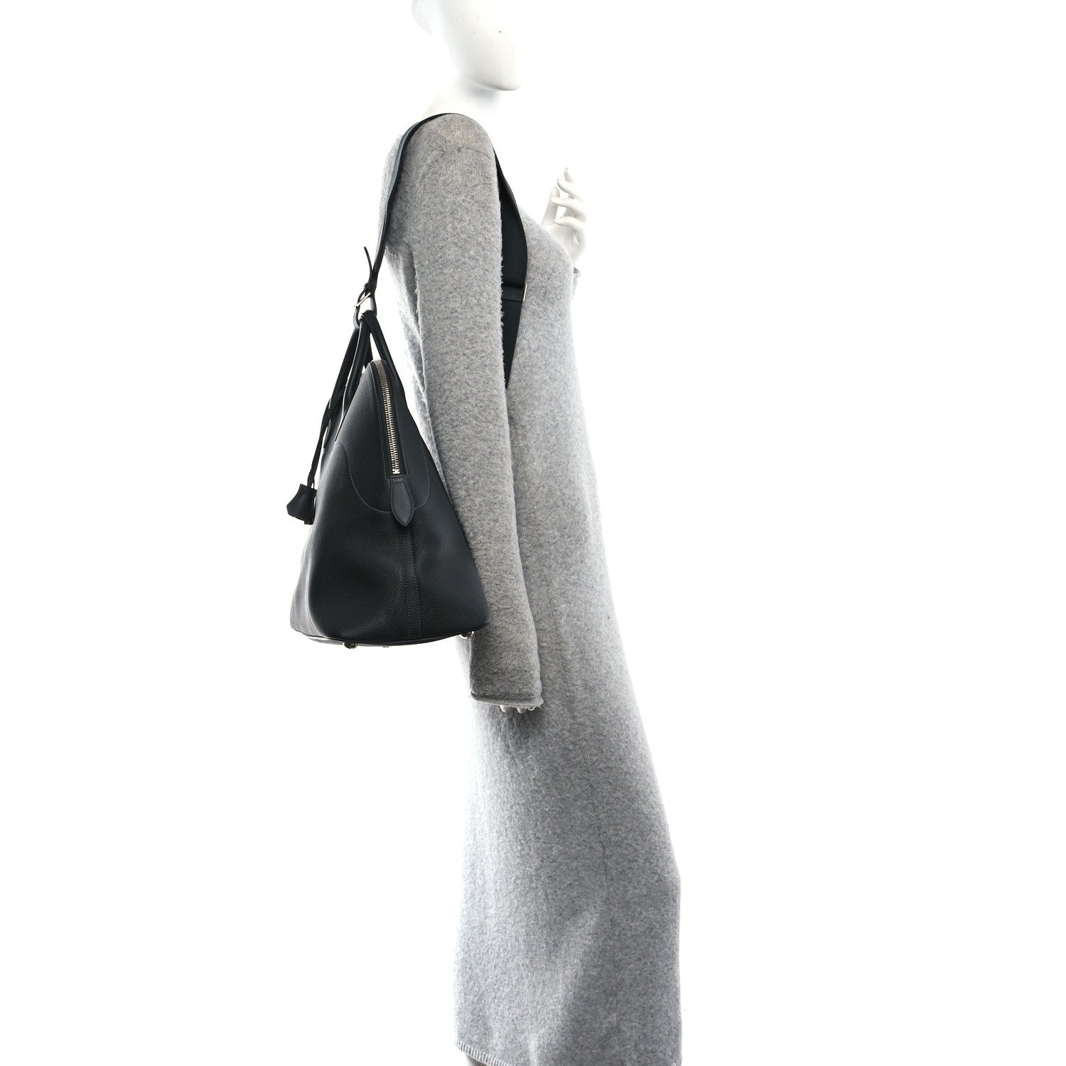 Hermes Togo Swift Bolide a Dos Backpack Gris Misty 2 of 11