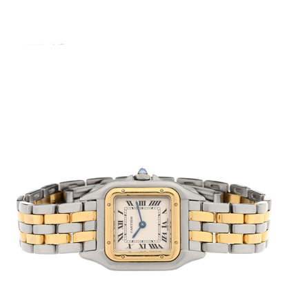 Cartier Stainless Steel 18K Yellow Gold 22mm Panthere Quartz Watch 4 of 8