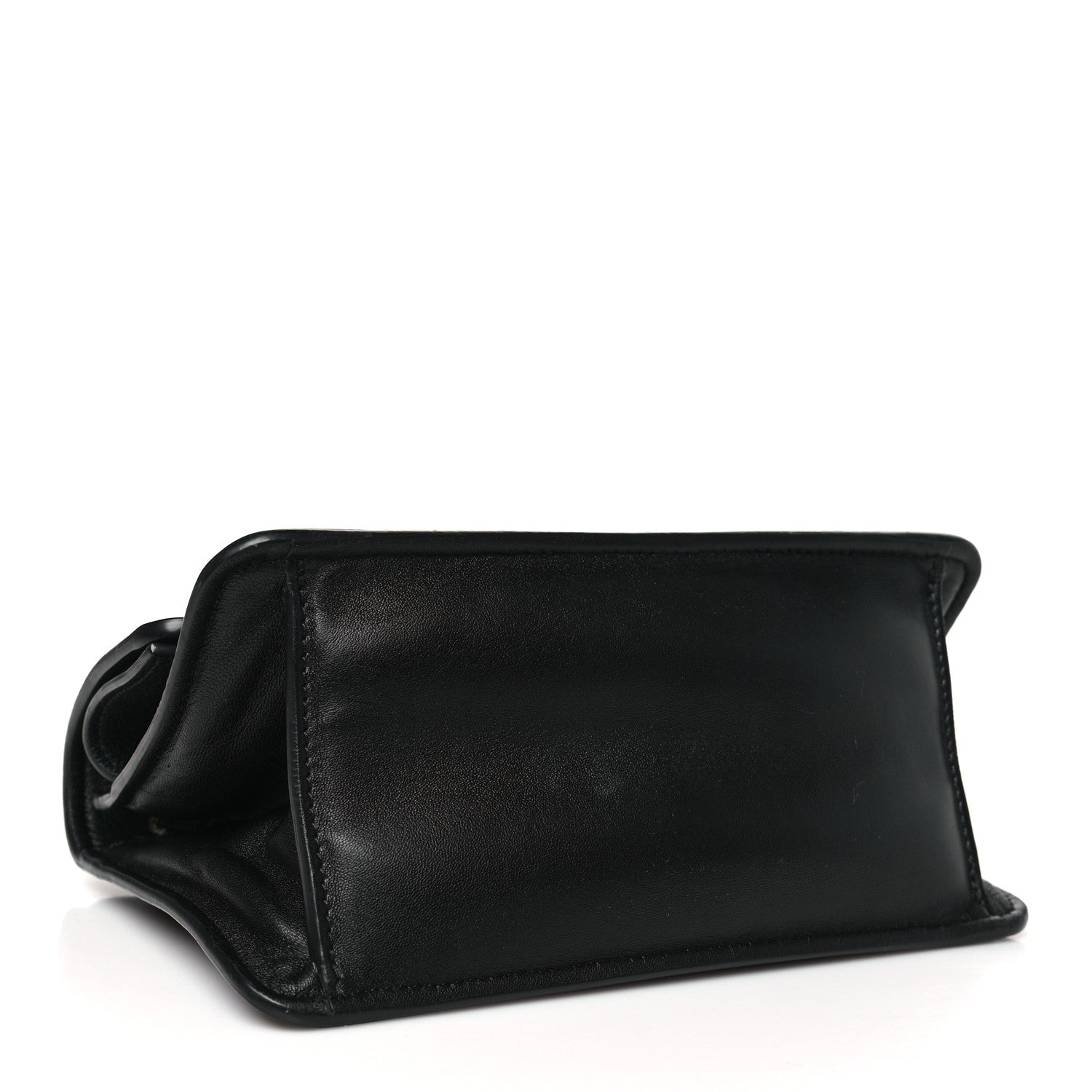 MCM Calfskin Small Candy Shoulder Bag Black 5 of 11