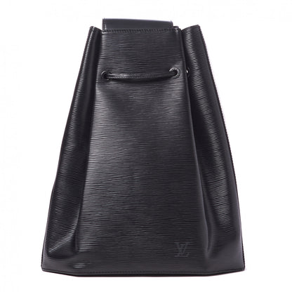 Louis Vuitton Epi Sac a Dos Drawstring Bag Black 1 of 9