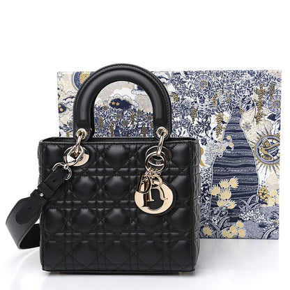 Christian Dior Lambskin Cannage My ABCDior Lady Dior Black 10 of 10