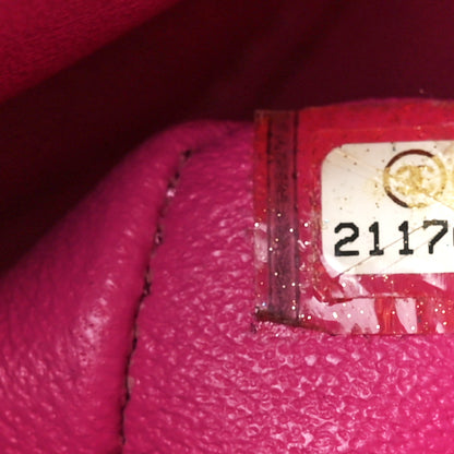 Chanel Lambskin Chevron Quilted Medium Double Flap Pink 8 of 11