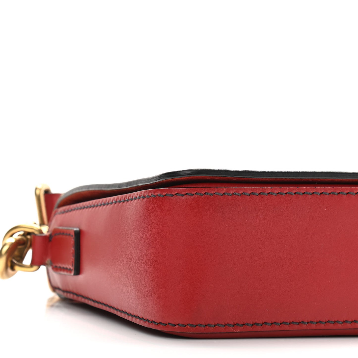 Calfskin J'Adior Flap Bag Red