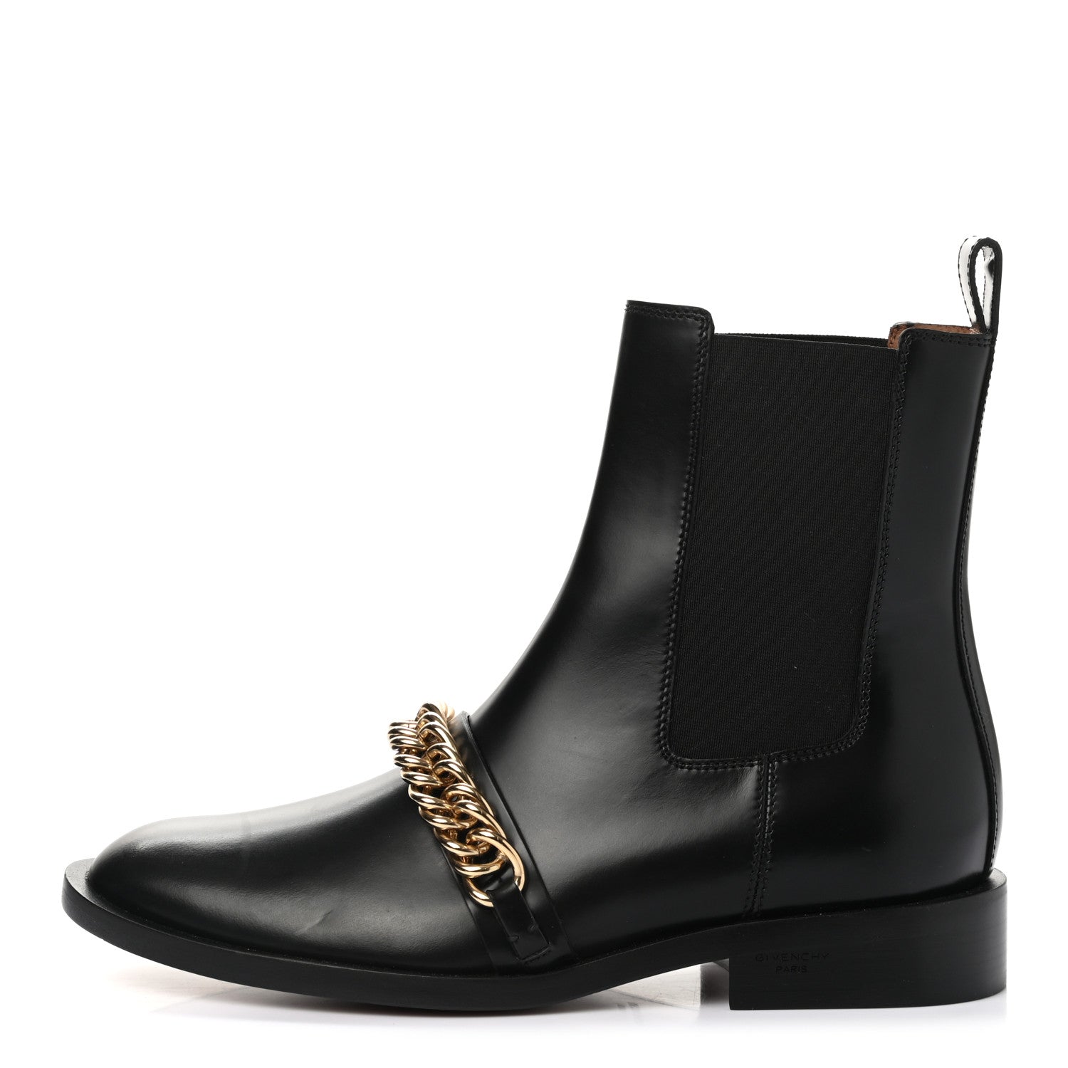 Givenchy Calfskin Chain Chelsea Boots 37 Black 1 of 12