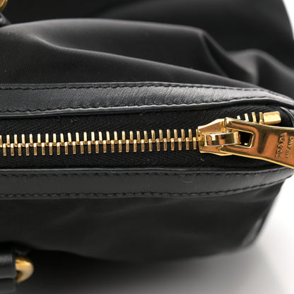 Prada Tessuto Nylon Soft Calfskin Tote Black 6 of 13