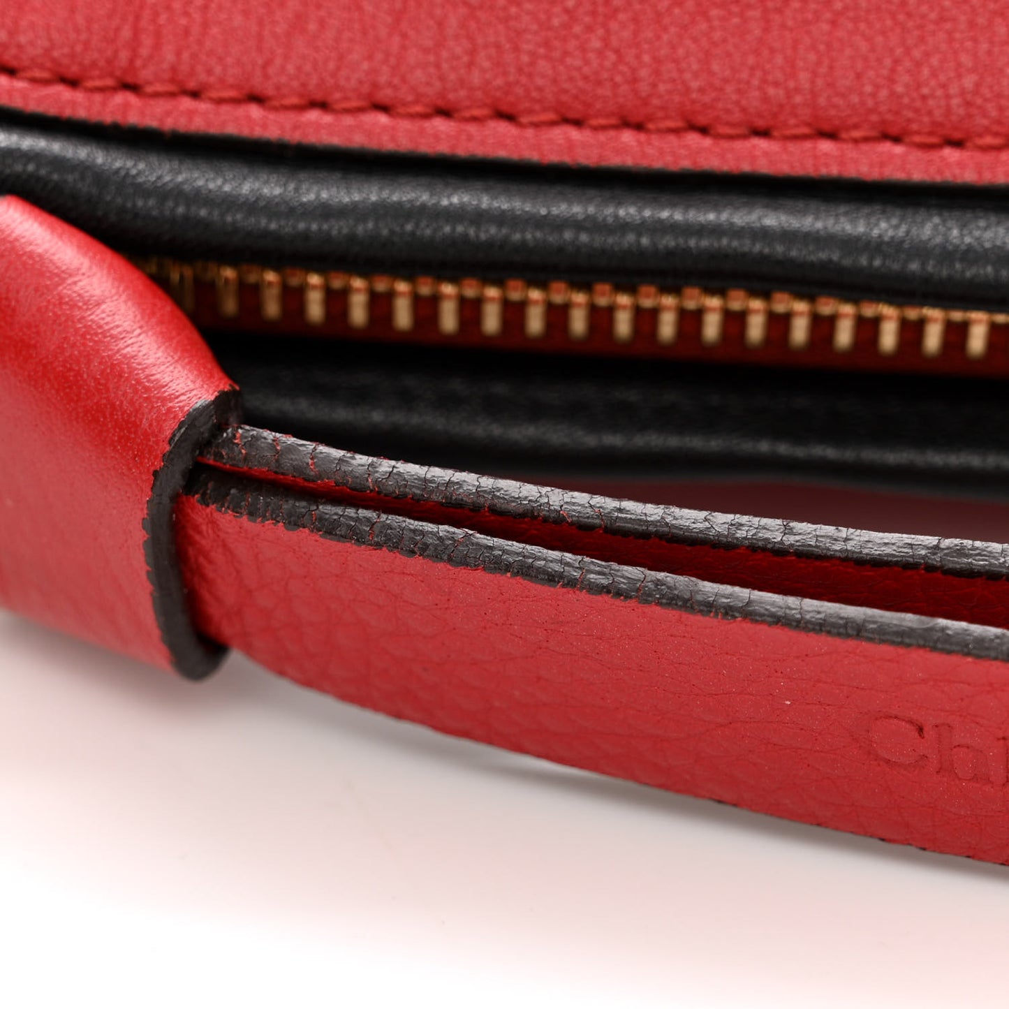 Calfskin Medium Marcie Satchel Red