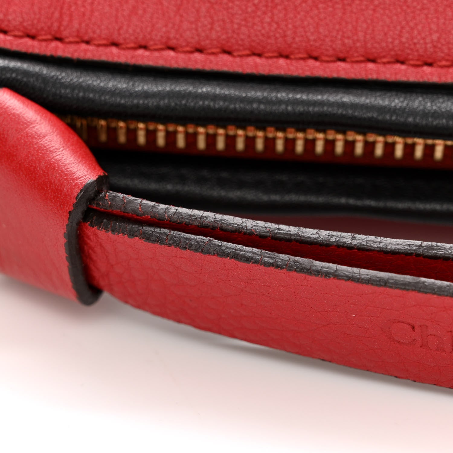 Chloe Calfskin Medium Marcie Satchel Red 15 of 15