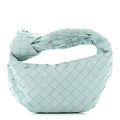 Bottega Veneta Nappa Intrecciato Mini Jodie Teal Washed 1 of 9