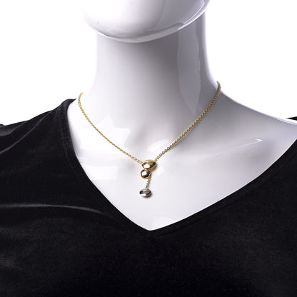 Cartier 18K Pink Yellow White Gold Sweet Trinity Drop Necklace 2 of 6