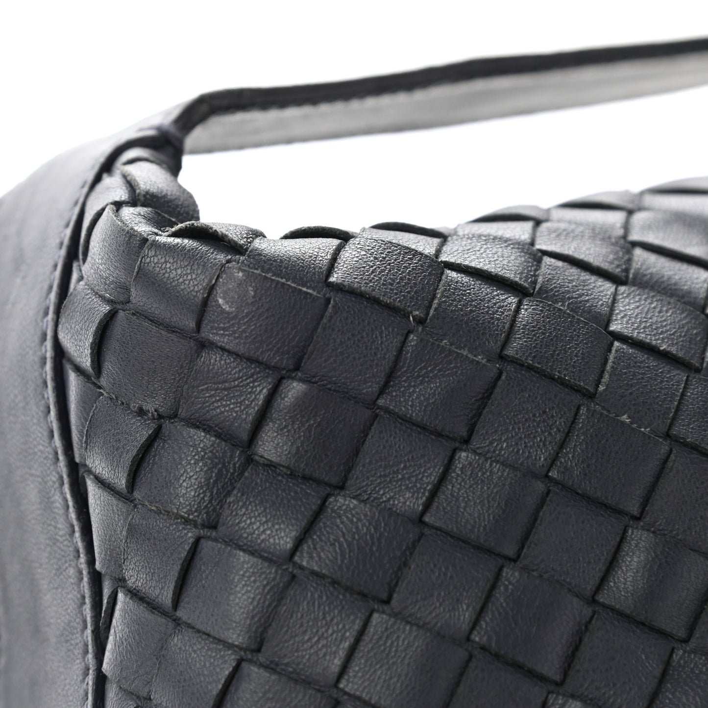 Nappa Intrecciato Large Cosmetic Case Ebano