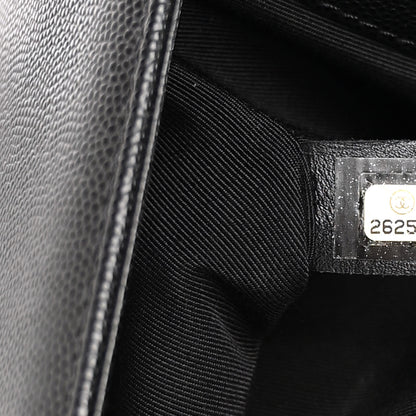 Chanel Caviar Quilted Medium Boy Flap Black 7 of 10