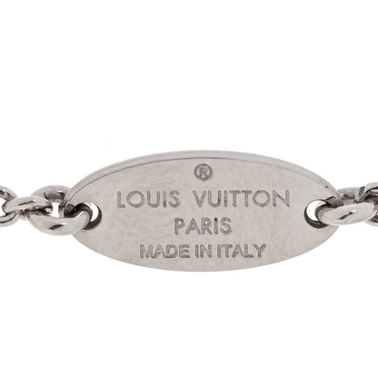 Louis Vuitton Metal Essential V Supple Necklace Silver 5 of 7