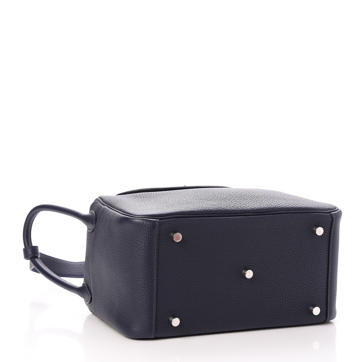 Hermes Taurillon Clemence Lindy 26 Bleu Nuit 4 of 8