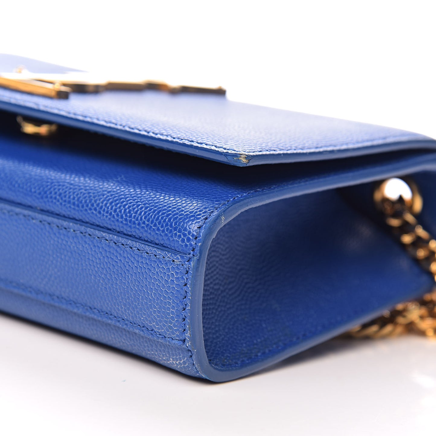 Grain De Poudre Small Classic Monogram Kate Satchel Royal Blue
