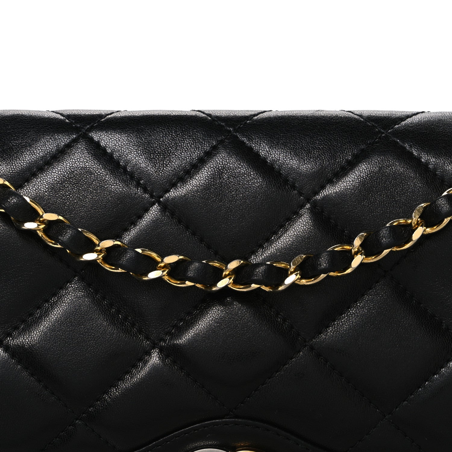 Chanel Lambskin Medium Double Flap Black 8 of 10