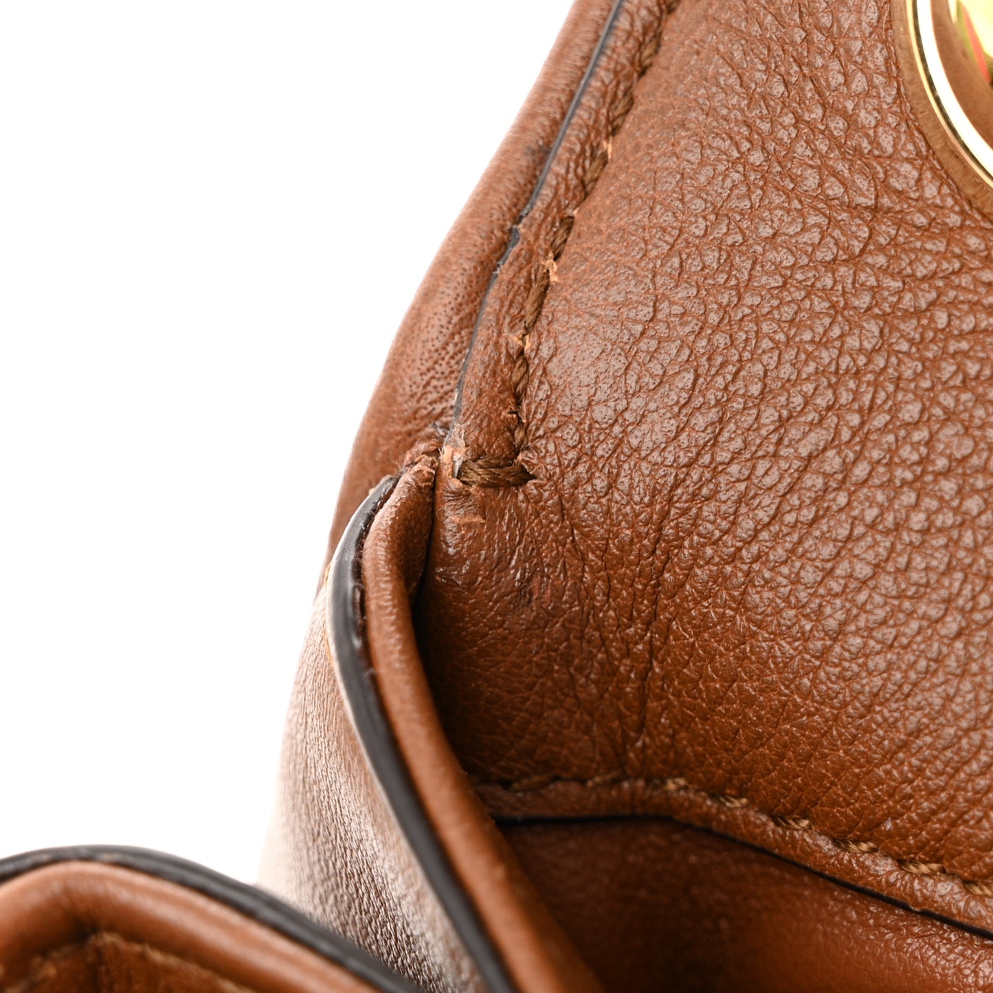 Roxy Calfskin Web Mini Blondie Shoulder Bag Cuir