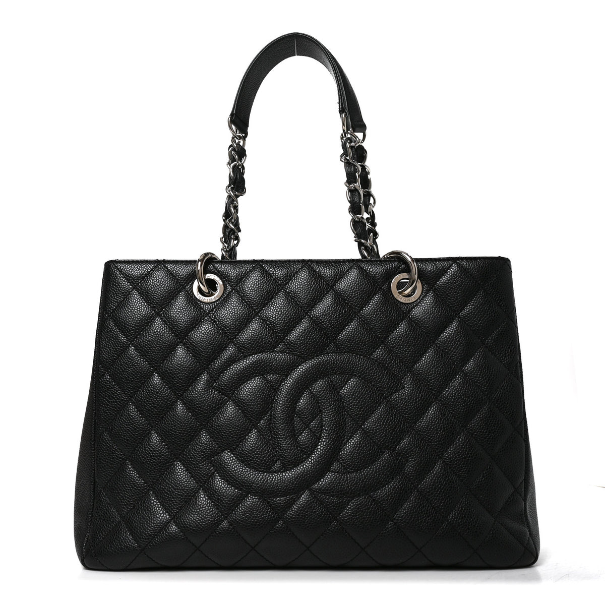 Chanel Caviar Quilted Grand Shopping Tote GST Black 1 of 9