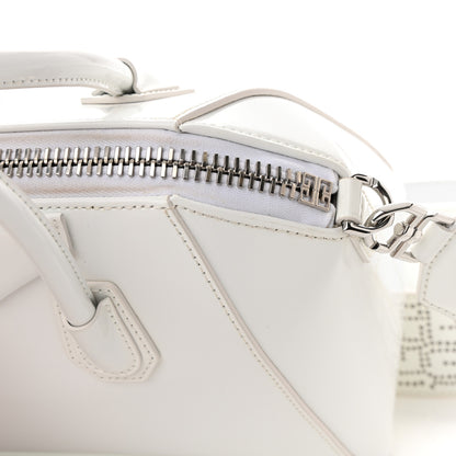 Givenchy Patent Calfskin Perforated Mini 4G Antigona Ivory 13 of 13