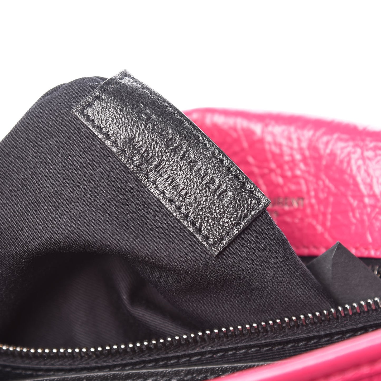 Crinkled Calfskin Matelasse Monogram Medium Niki Chain Satchel Freesia