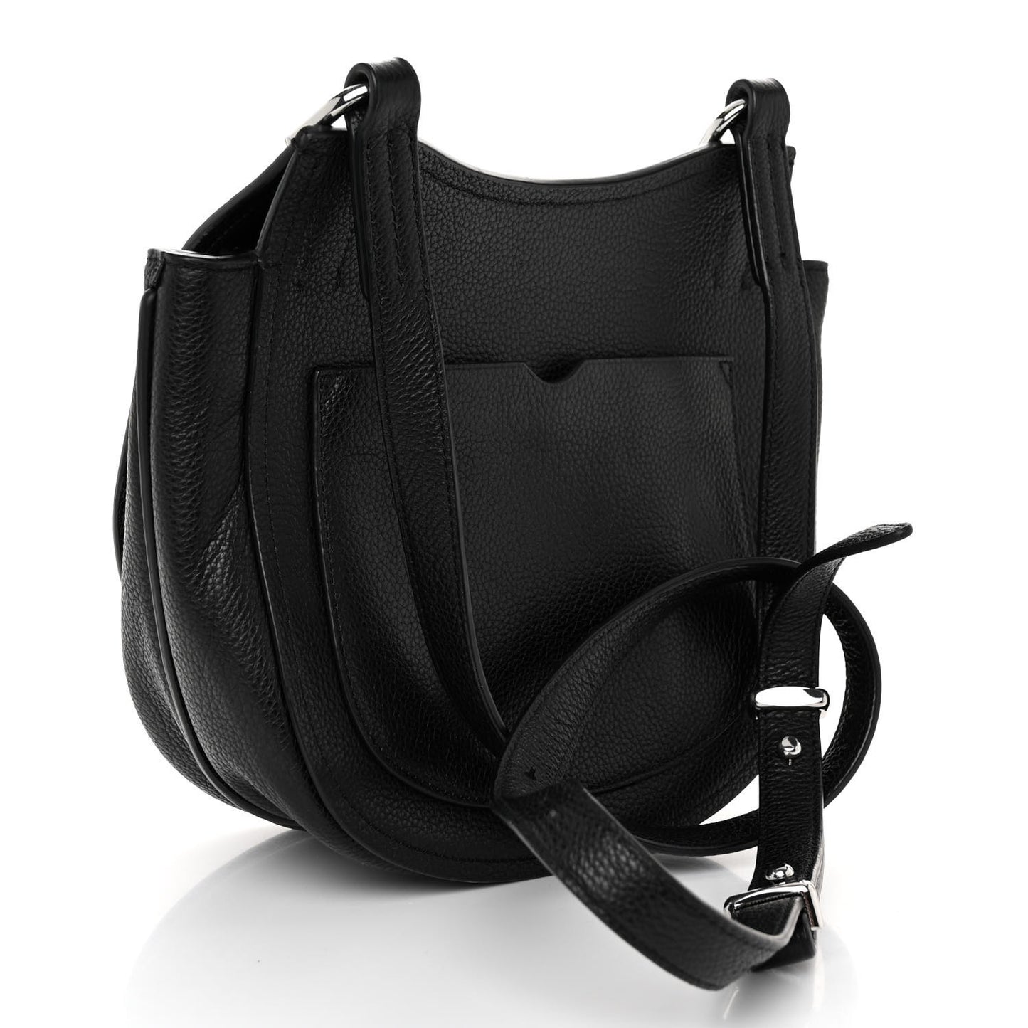 Calfskin Alix Hunter Crossbody Bag Black
