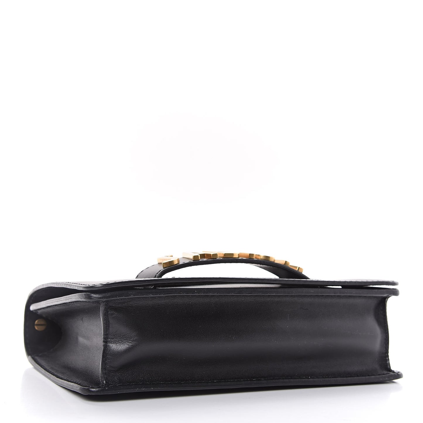 Calfskin J'Adior Chain Flap Bag Black