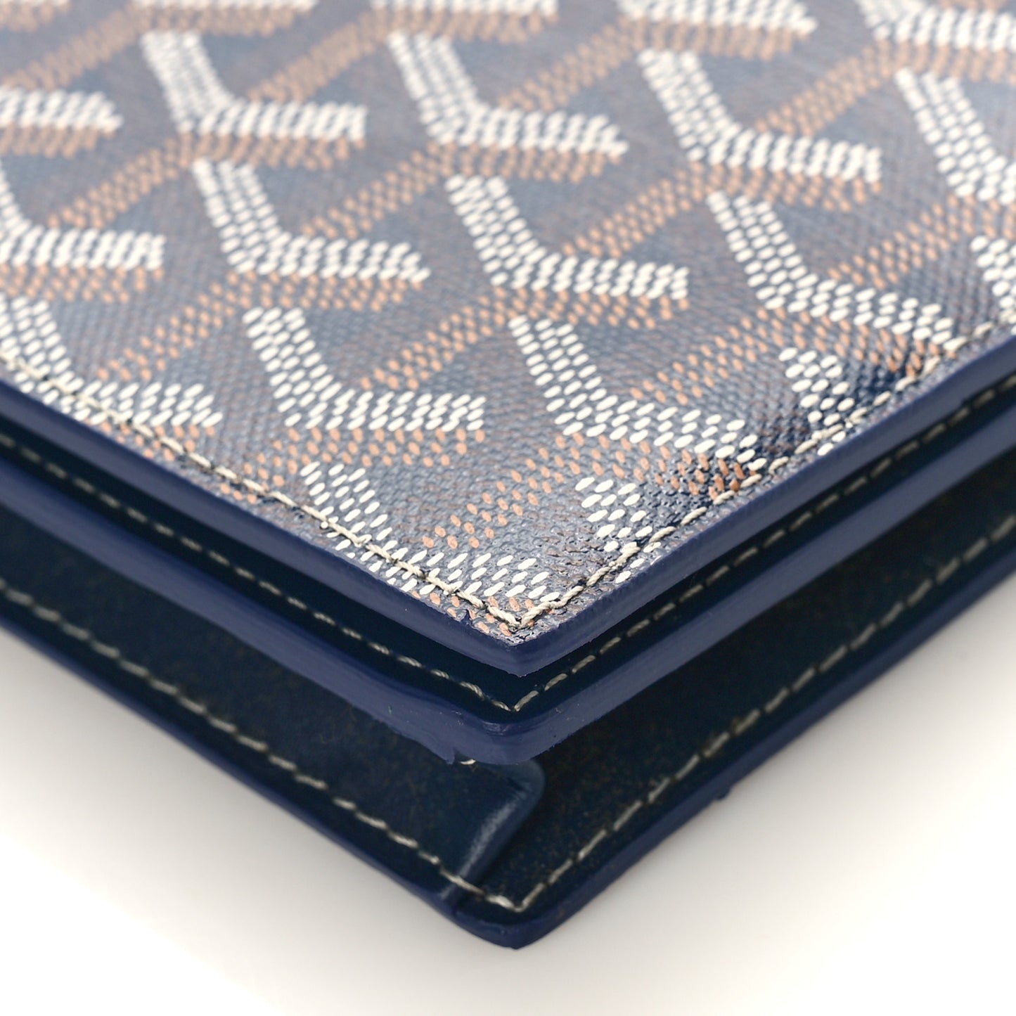Goyardine Richelieu Wallet Navy