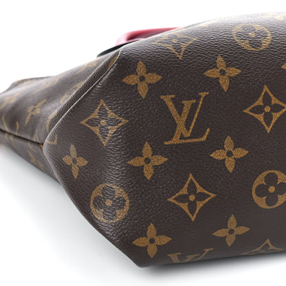 Louis Vuitton Monogram Flower Zipped Tote PM Lie de Vin 7 of 10