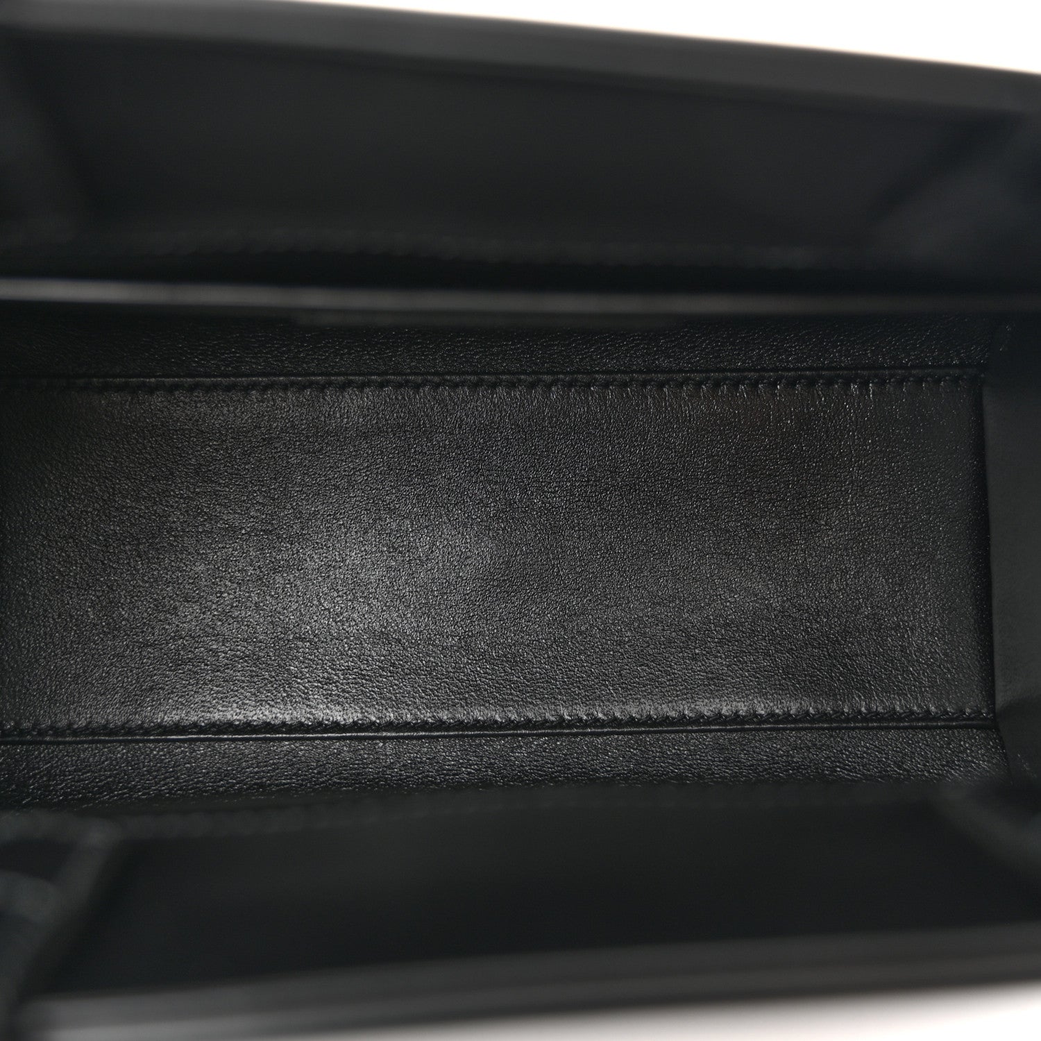 Saint Laurent Smooth Calfskin Manhattan Nano Shopper Tote Black 5 of 10