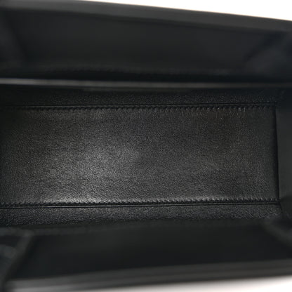 Saint Laurent Smooth Calfskin Manhattan Nano Shopper Tote Black 5 of 10