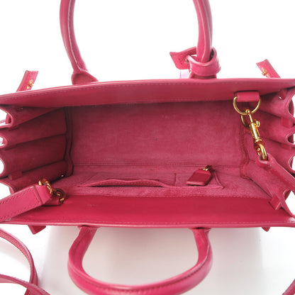 Saint Laurent Calfskin Nano Sac De Jour Lipstick Fuchsia 5 of 6