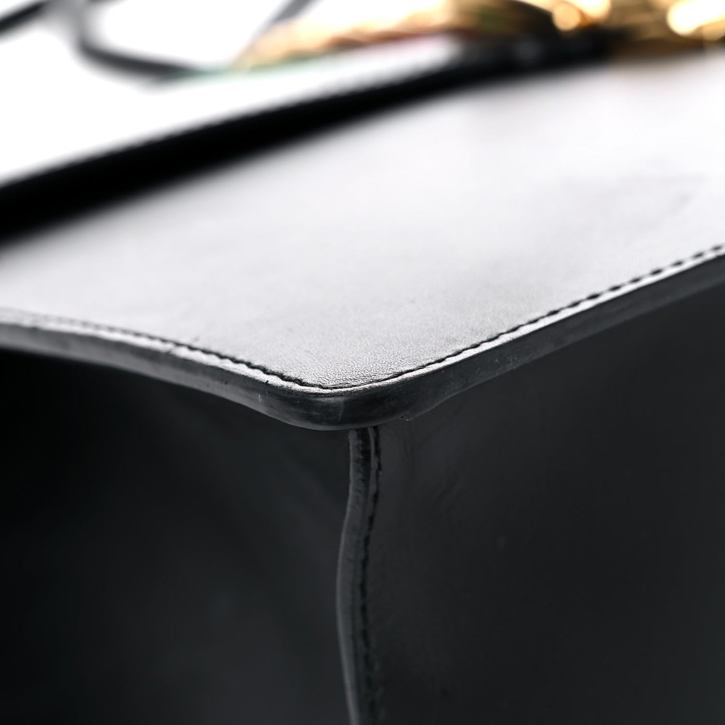 Calfskin Medium Sylvie Top Handle Bag Black