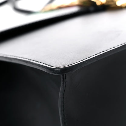 Gucci Calfskin Medium Sylvie Top Handle Bag Black 8 of 22