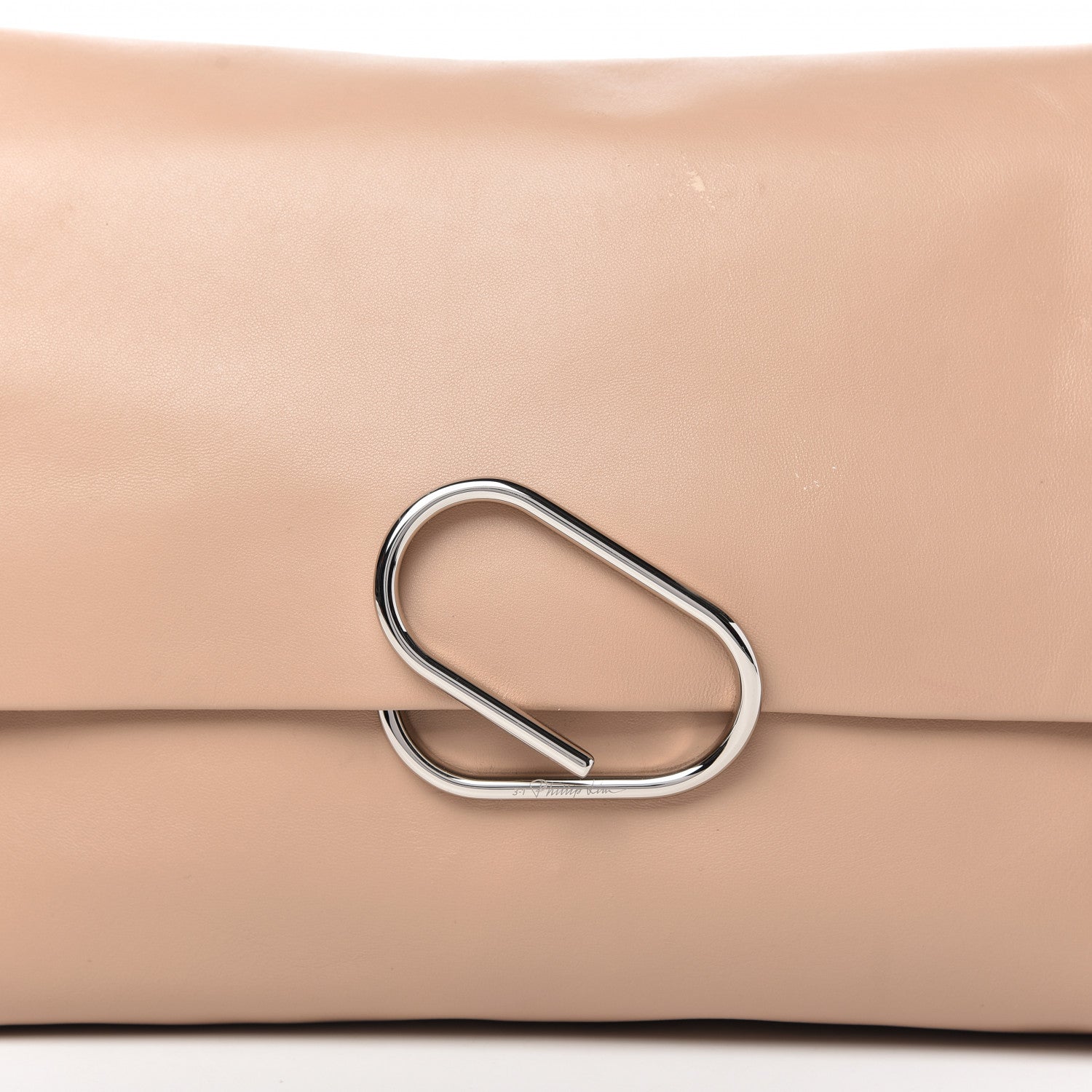3.1 Phillip Lim Calfskin Oversized Alix Shoulder Bag Beige 16 of 19