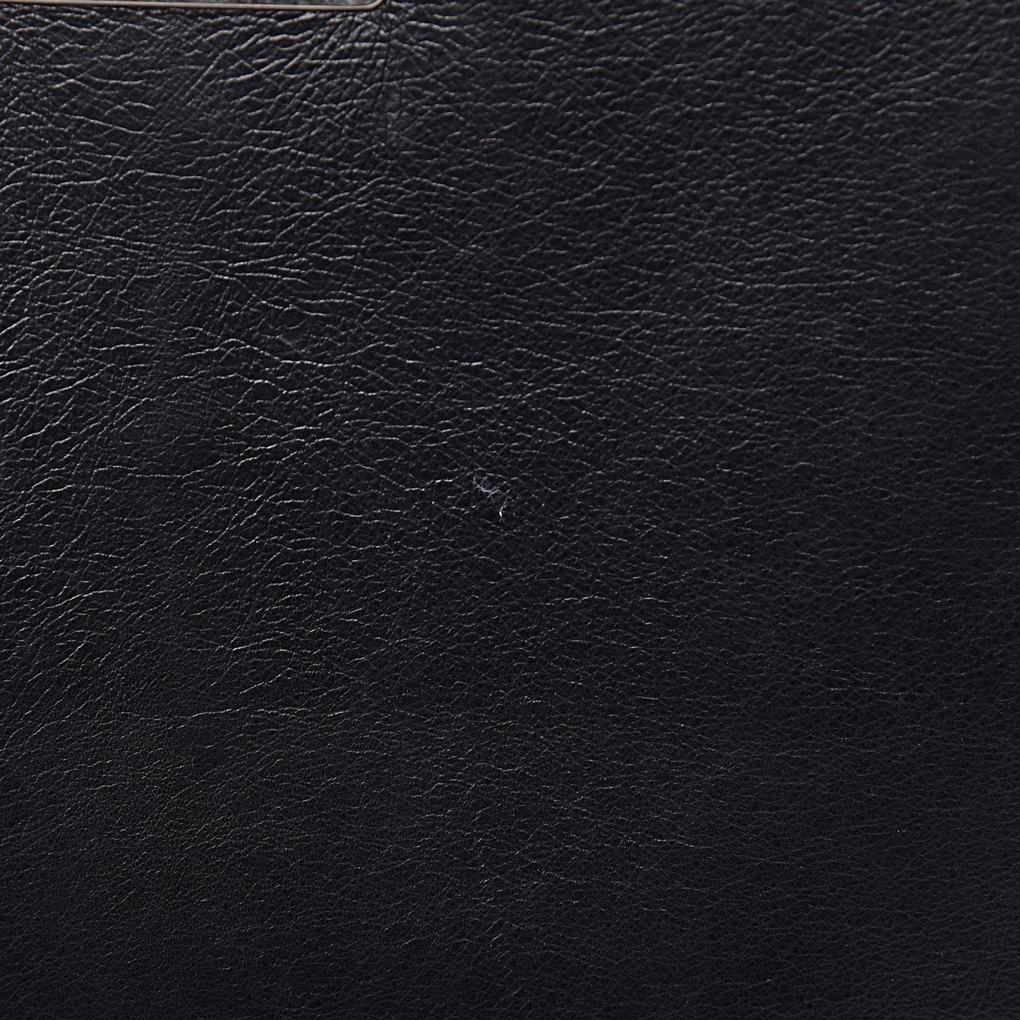 Calfskin Quilted Large Boy Flap Black