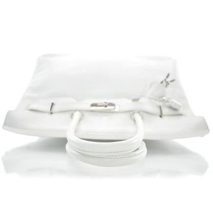 Hermes Taurillon Clemence Birkin 35 White 5 of 10