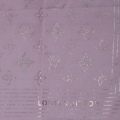 Louis Vuitton Cotton Monogram Bandana Purple 3 of 4