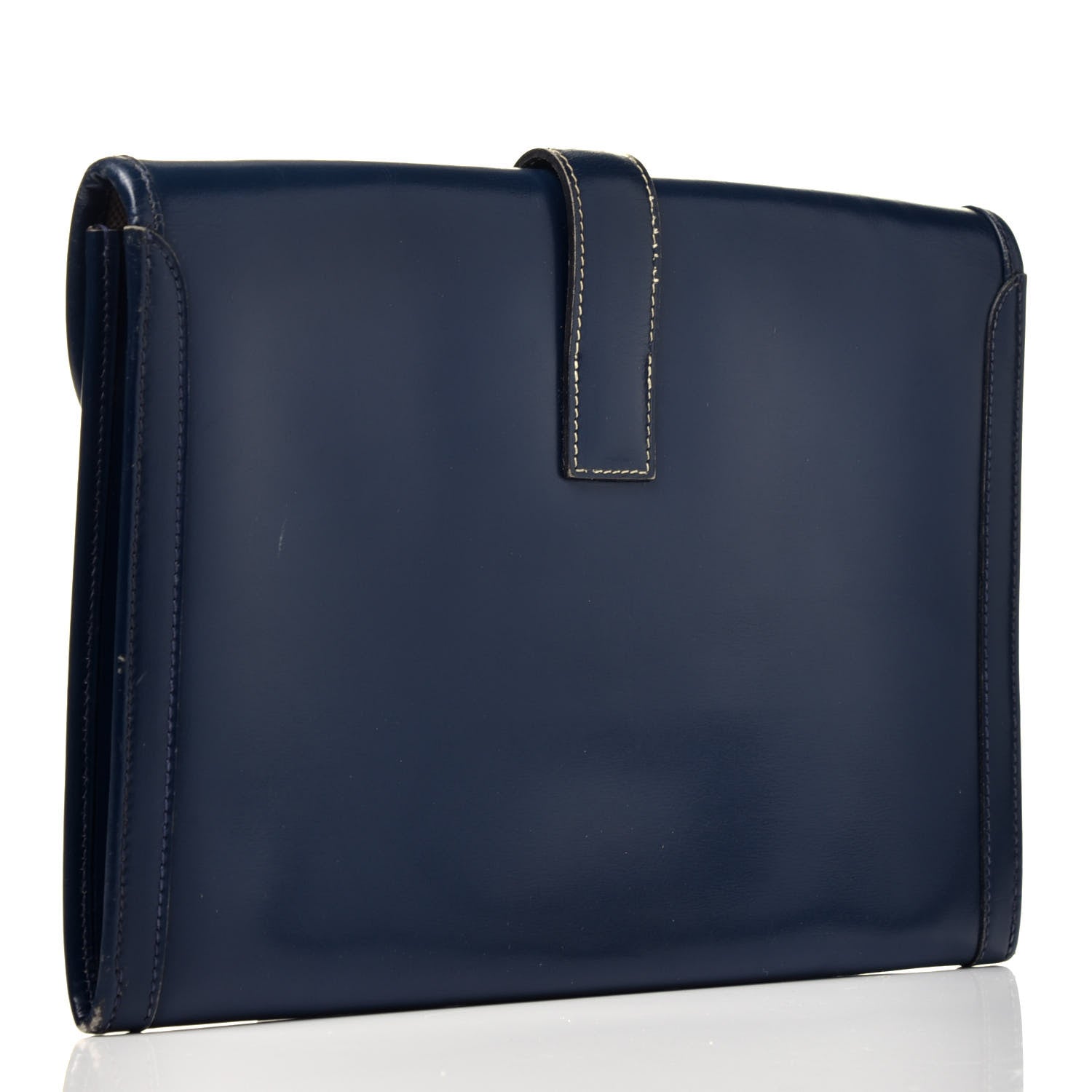 Hermes Box Jige PM Clutch Indigo 3 of 6