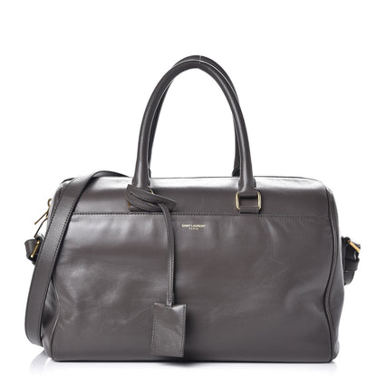 Saint Laurent Calfskin Classic Duffle 6 Earth 1 of 12