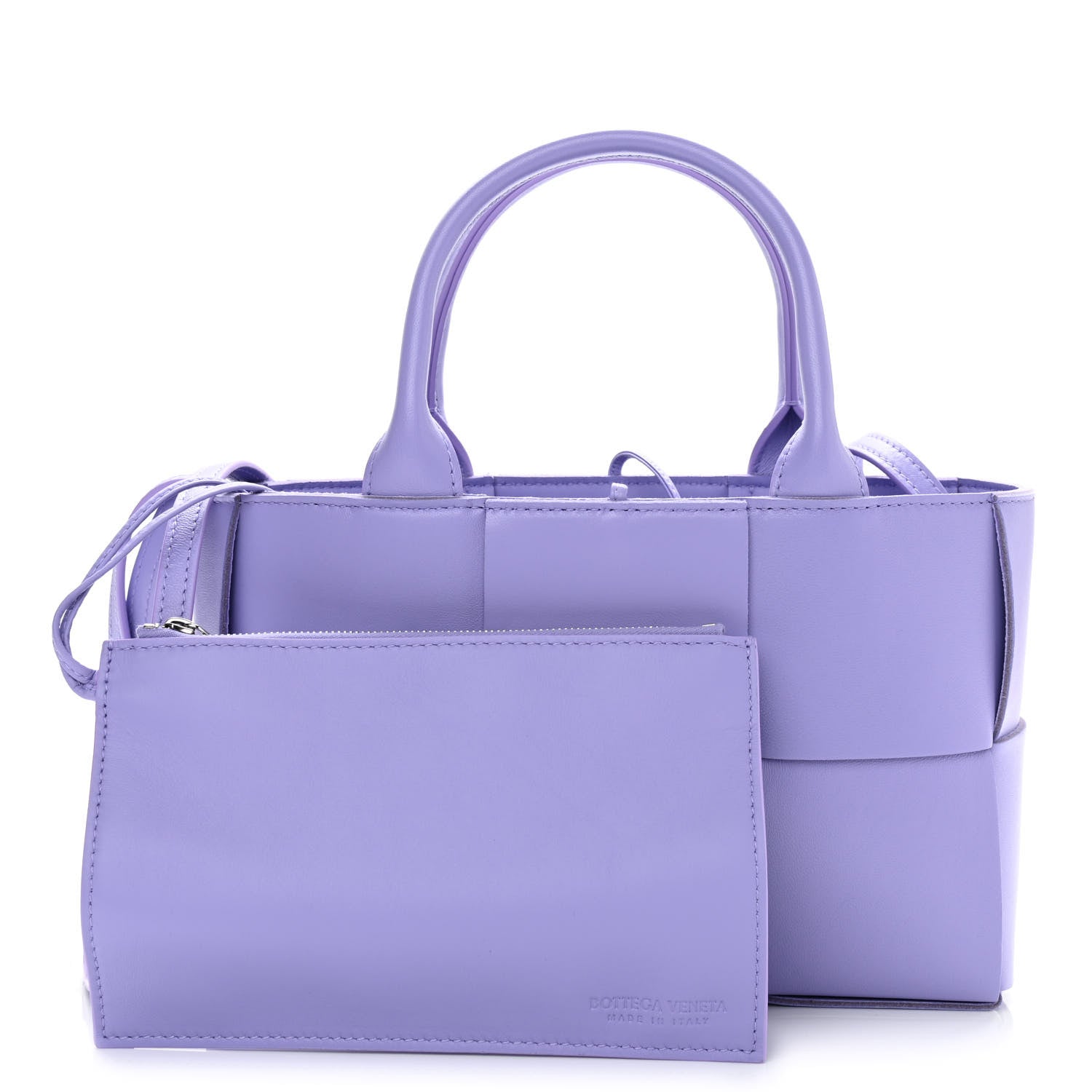 Bottega Veneta Nappa Maxi Intreccio Mini Arco Tote Wisteria 3 of 11