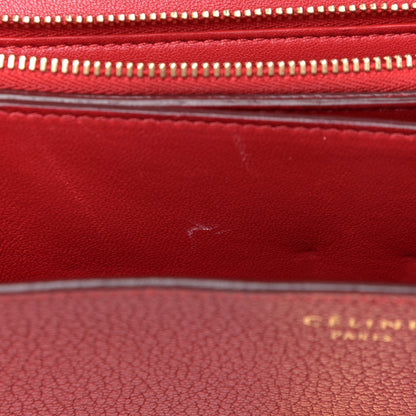 Celine Goatskin Medium Classic Box Flap Bag Carmin 10 of 12