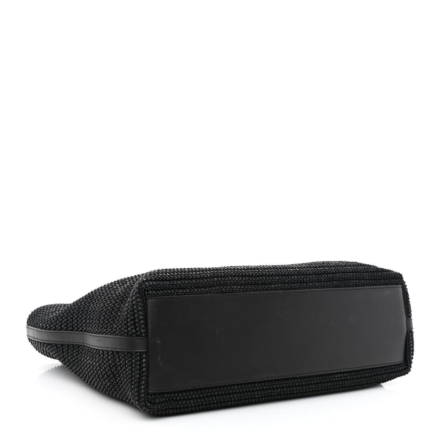 Raffia Tote Black