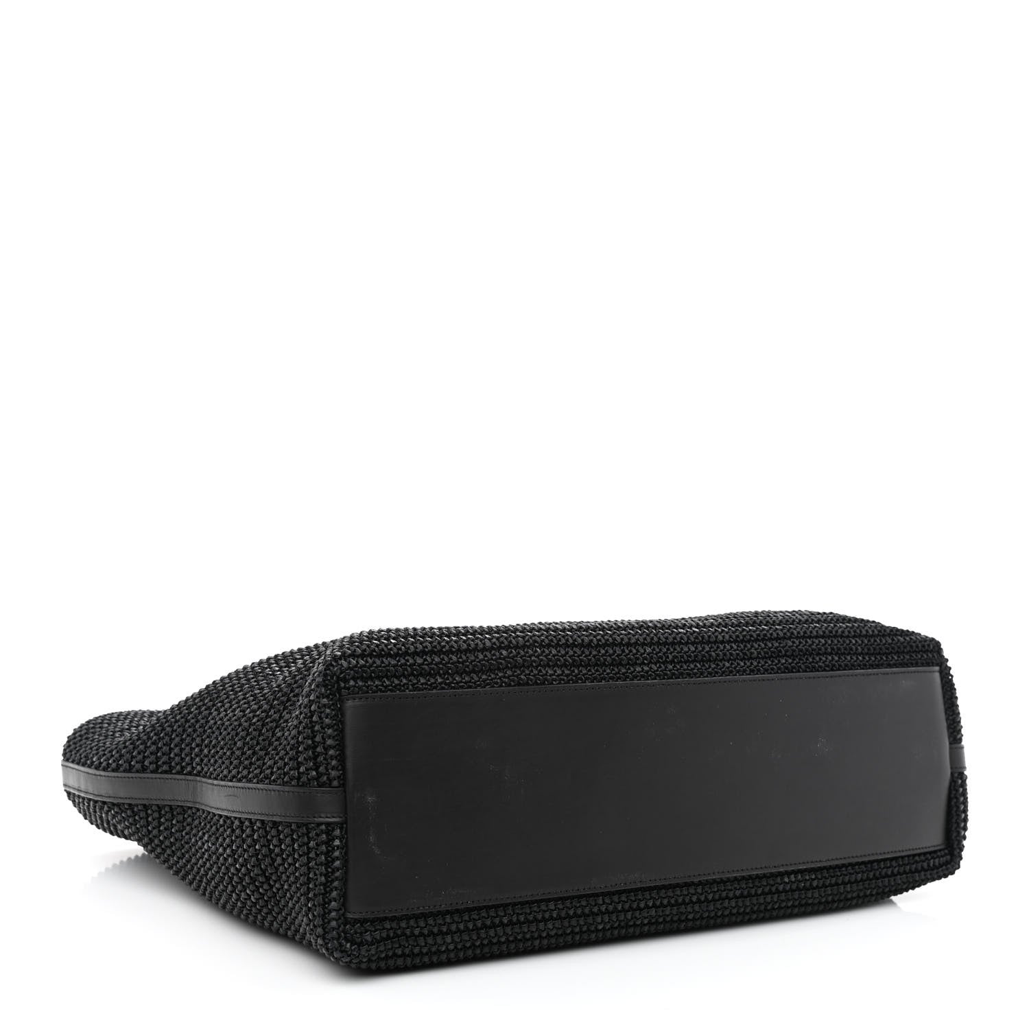 Saint Laurent Raffia Tote Black 4 of 12