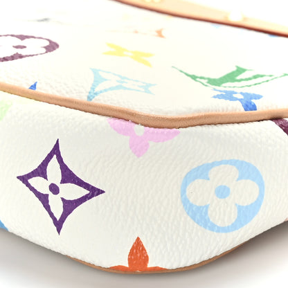 Louis Vuitton Monogram Multicolor Pochette Accessories White 9 of 10