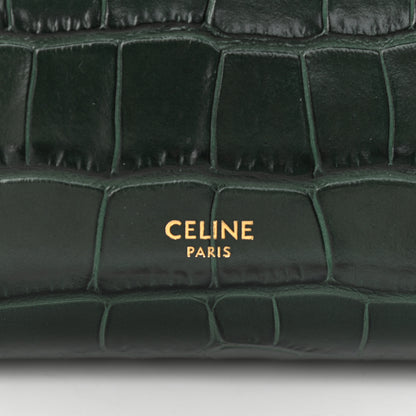 Celine Calfskin Crocodile Embossed Micro Belt Bag Amazone 6 of 12