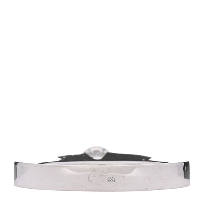 Cartier 18K White Gold Diamond .24ct Date Solitaire Ring 48 4.5 3 of 5