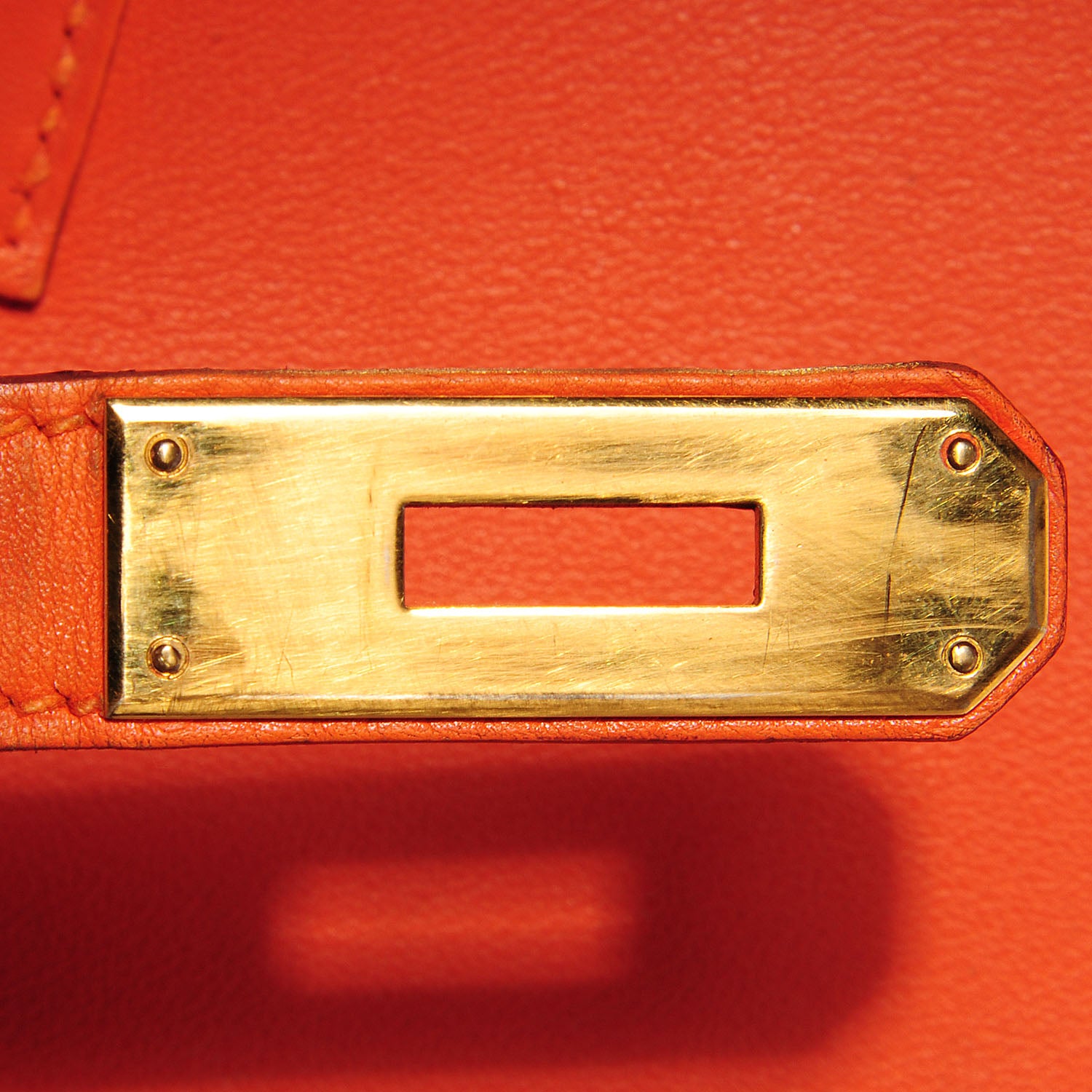 Hermes Gulliver Birkin 35 Orange 14 of 27